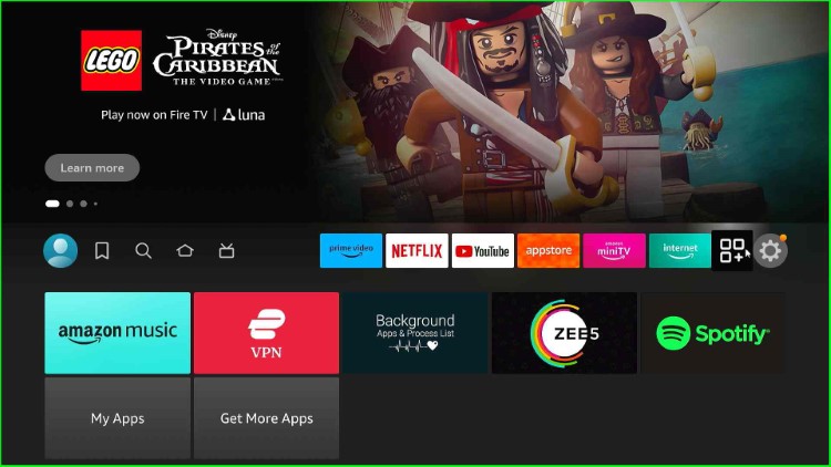 Open the Application icon
